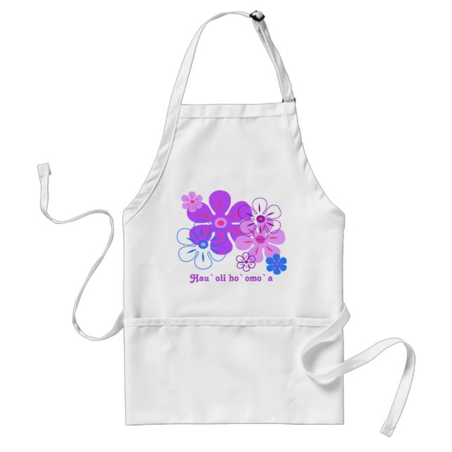 Aventais de Chef Tropicais Chuva de Flores (Frente)