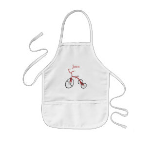 Aventais de Desenho de Triciclo Fofo