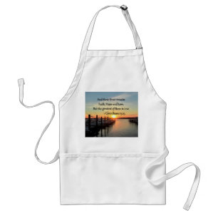 AVENTAL 1 CORINTHIANS 13 SUNSET DESIGN