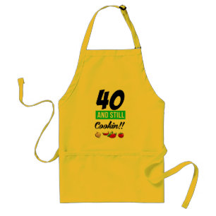 Avental 40 e ainda Cookin