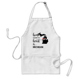 Avental A casa de Michigan é onde está o coração
