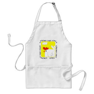 Avental A galinha diz o camiseta e os presentes do Cluck