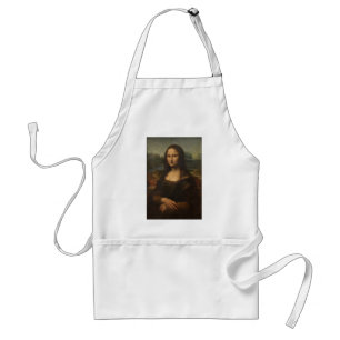 Avental A Mona Lisa por Leonardo da Vinci