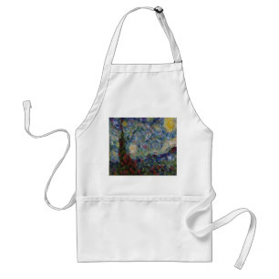 Avental A Noite Gourdy Starry Fine Art Spoof