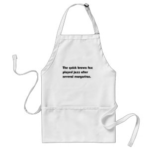 Avental A Raposa Marrom Rápida Toca Jazz... Camiseta Pangr