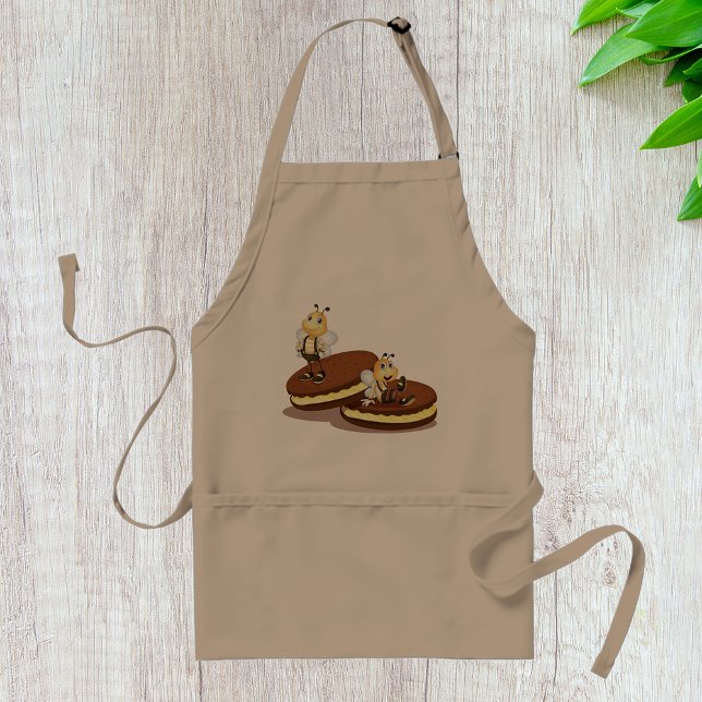 Avental Abelhas Em Dois Biscoitos Apron (Criador carregado)