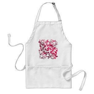 Avental Abstrato de espiral rosa