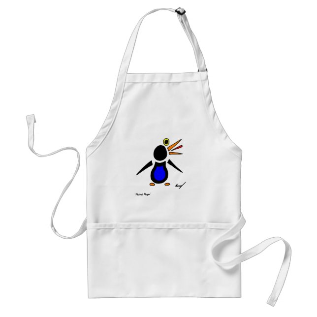 Avental Abstrato Penguin Apron (Frente)