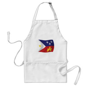 Avental Acadiana Flag Apron
