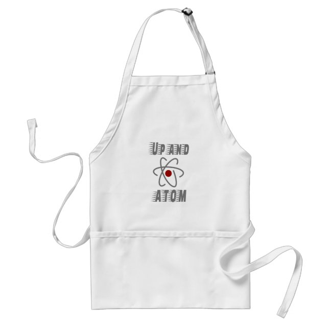Avental Acima e ATOM, Ciência Humor Engraçado (Frente)