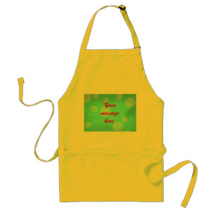 Avental Adicione seus bolhas de mensagem Aprons de fundo A