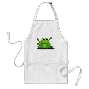 Avental Adorável Cozinha Rã Apron