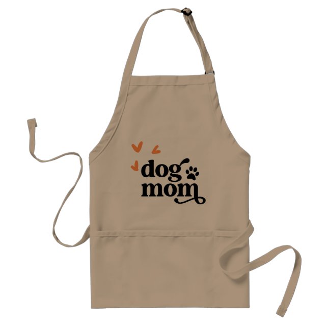Avental Adorável "Mãe Canina" Apron com Bolsas (Frente)