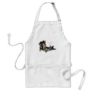 Avental Adoro gatos e cães