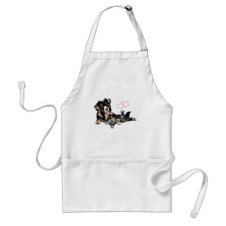 Avental Adoro gatos e cães
