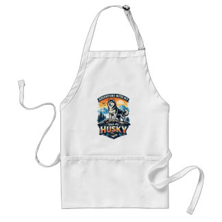 Avental Adventure With My Husky Dog Lover Apron