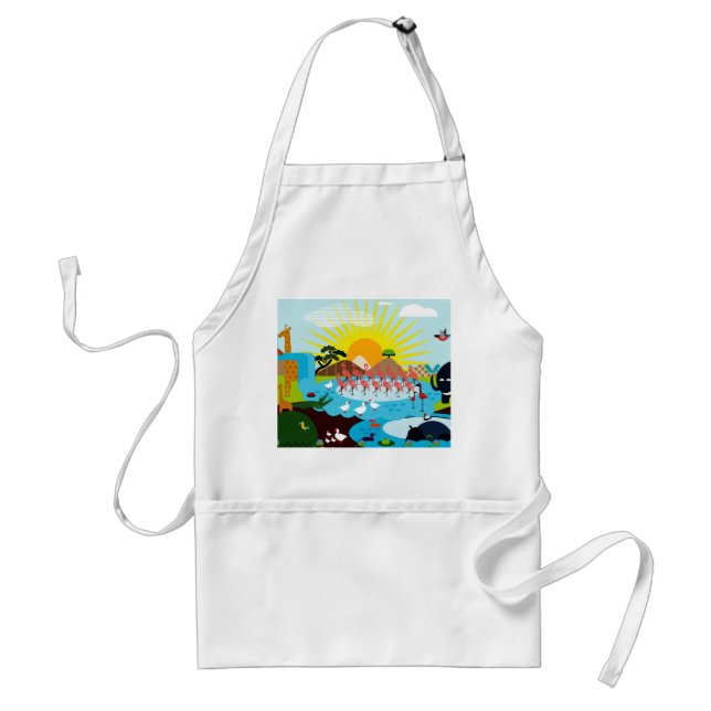 Avental África - Animais (Frente)