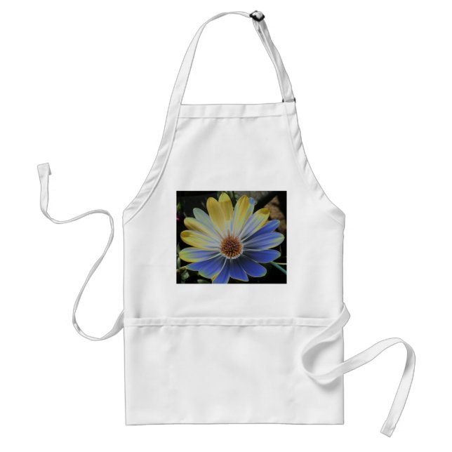 Avental African Daisy Lapis e Dourada Apron (Frente)