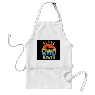 Avental Aloha Hawaii Ilha Havaiana Shirt Palm Beach Surf