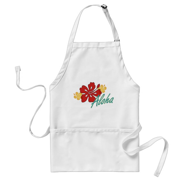 Avental Aloha Hibiscus (Frente)