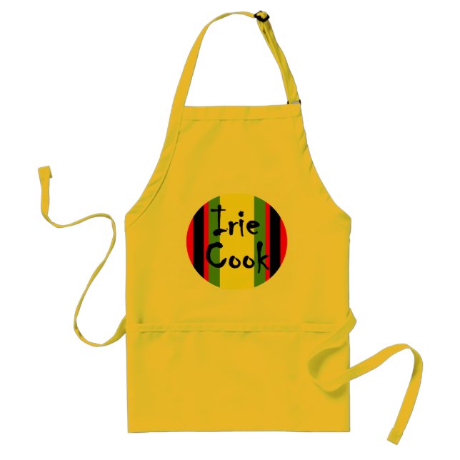 Avental amarelo de Irie Rasta (Frente)