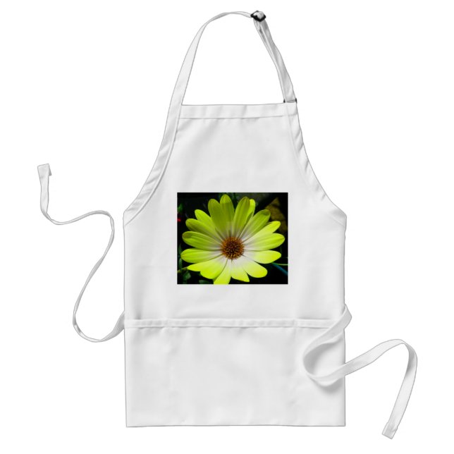 Avental Amarelo Fluorescente Africano Daisy (Frente)