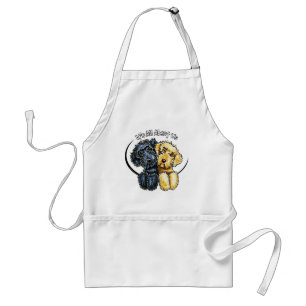 Avental Amarelo preto IAAU de Labradoodles