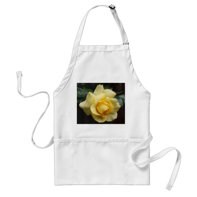 Avental Amarelo Rose Apron (Frente)