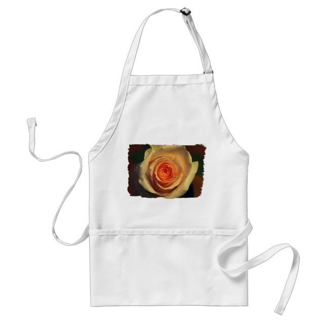 Avental Amarelo Rose Apron (Frente)