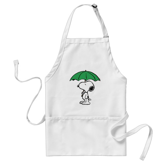 Avental Amendoins | Snoopy Green Umbrella (Frente)