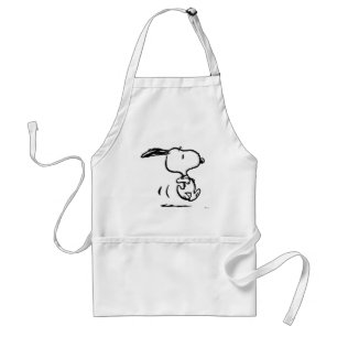 Avental Amendoins   Snoopy Running