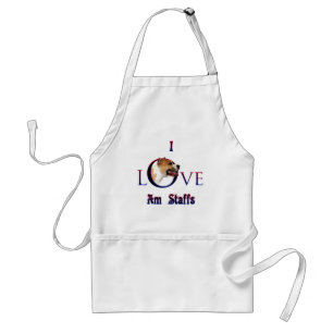 Avental American Staffordshire Terrier I Love