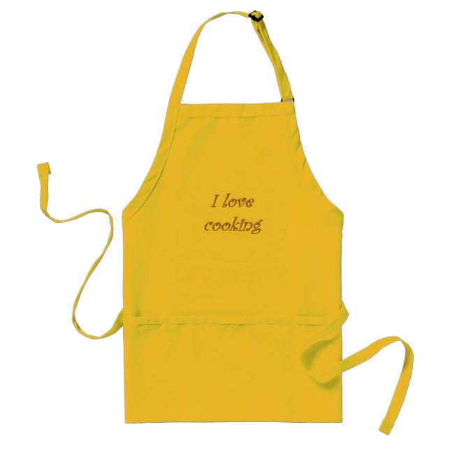 Avental Amo cozinhar Apron (Frente)