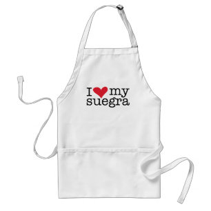 Avental Amo Meu Suegra (Mãe Em Direito) Apron
