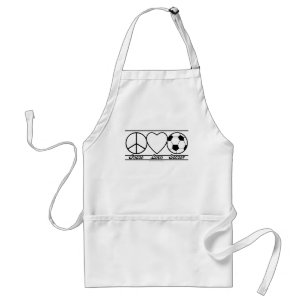 Avental Amor e futebol da paz