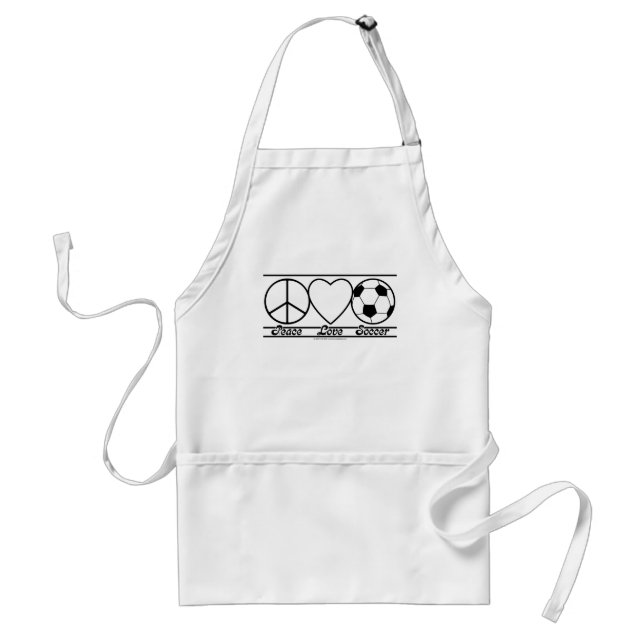Avental Amor e futebol da paz (Frente)