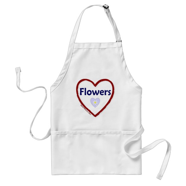 Avental Amor: Flores - Pron (Frente)