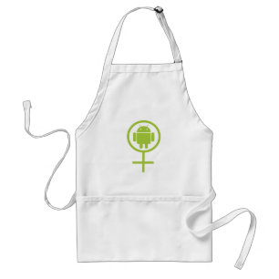 Avental Androide feminino (Sinal / Símbolo)