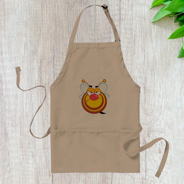 Avental Angry Honey Bee Apron (Criador carregado)