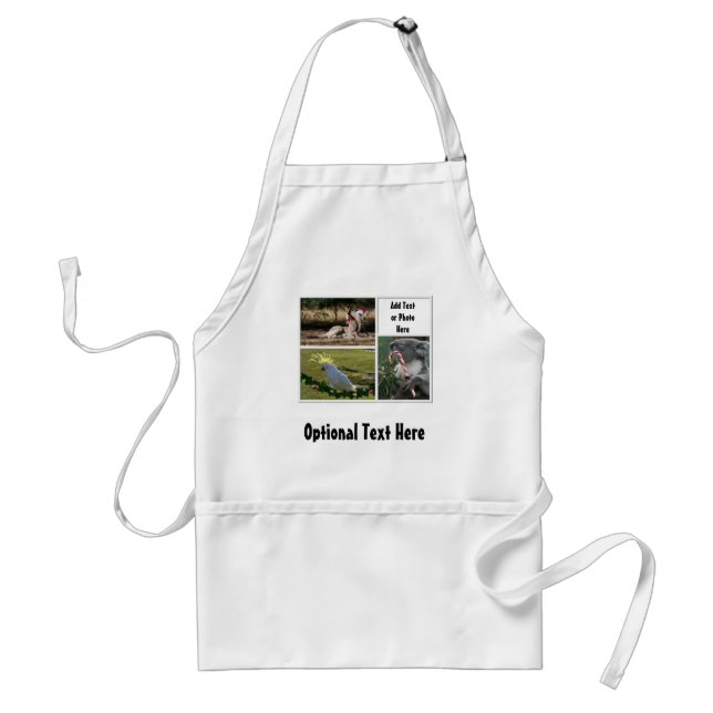Avental Animais de Natal Estilo Aussie - Personalizável (Frente)