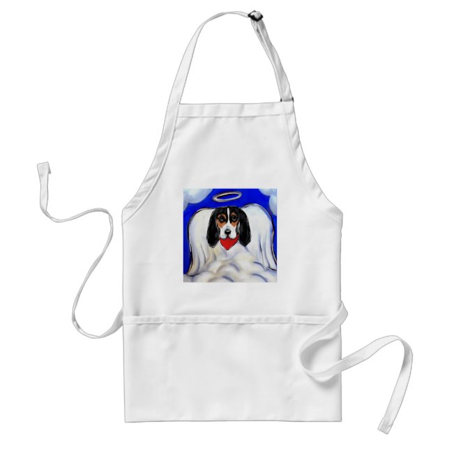 Avental Anjo do Basset Hound (Frente)