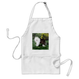 Avental Antiga pintura de Sheepdog Inglês