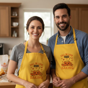 Avental Apaixone-se por Assar Presente de Assados com Temp