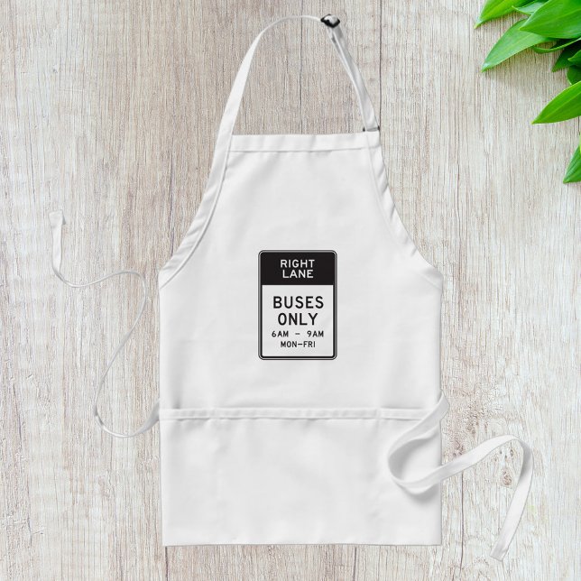 Avental Apenas Sinal de Barramento da Faixa Direita (Criador carregado)