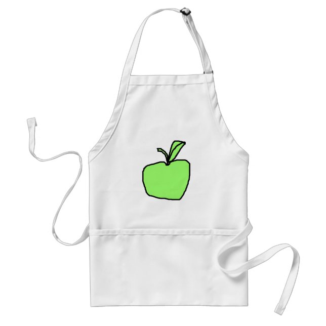 Avental Apple verde (Frente)