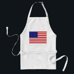Avental aprcn de Sinalizador EUA<br><div class="desc">USA Flag Apron Design © Trinkets and Things 2017 - AHP Design. Todos os Direitos Reservados. 080517</div>