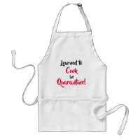 Aprendido a cozinhar em quarentena, vermelho e pre
