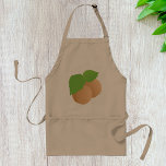 Avental Apricots Apron<br><div class="desc">Boa fruta fresca é a melhor e esta design é de alguns damascos frescos e deliciosos. Eles parecem que acabaram de sair da árvore e estão prontos para comer. Estes dois damascos parecem tão saborosos. Este design de damascos parece excelente neste avental. Perfeito para si mesmo ou como presente</div>