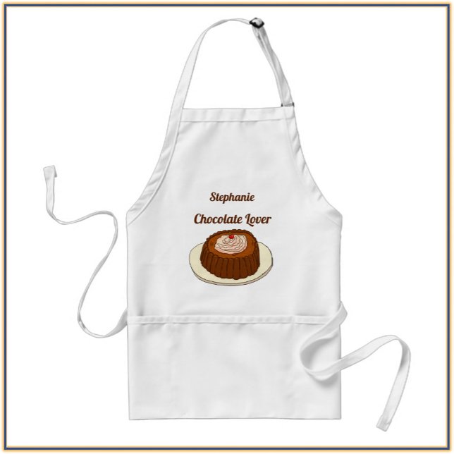 Avental Apron Adulto de Chocolate Bonito (Criador carregado)