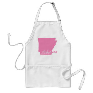 Avental Apron Adulto do Arkansas em Pink State